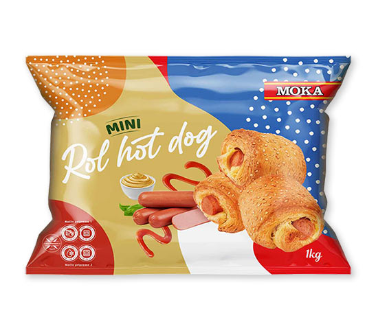 Mini rol hot dog